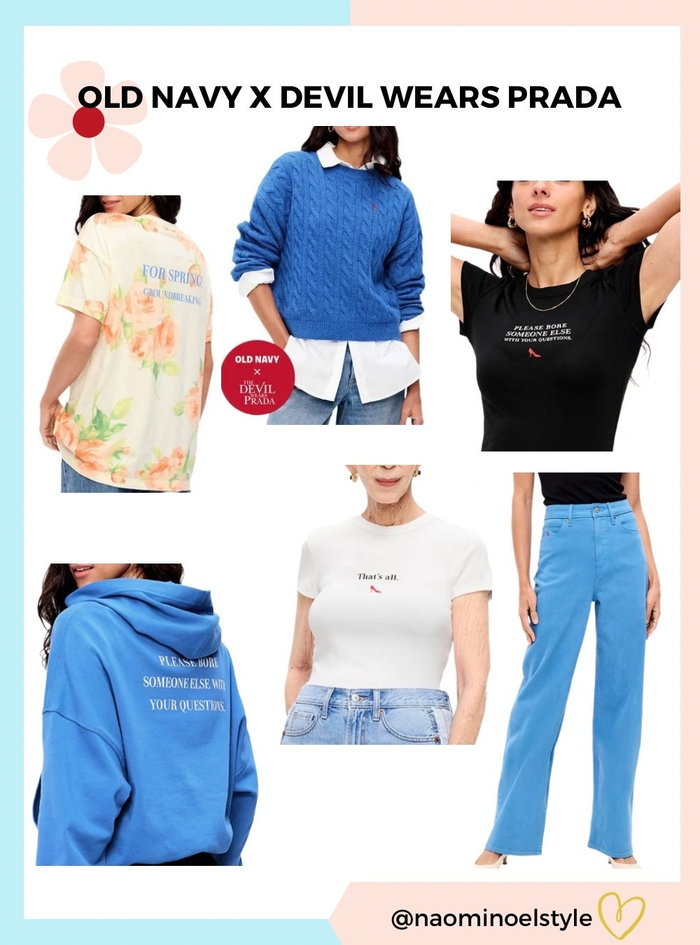 Old Navy has a new casual collection for the new Devil Wears Prada movie. These are cute causal outfits and pieces inspired by the movie. There’s 13 total pieces. 


#LTKSeasonal #LTKootd #LTKTravel
