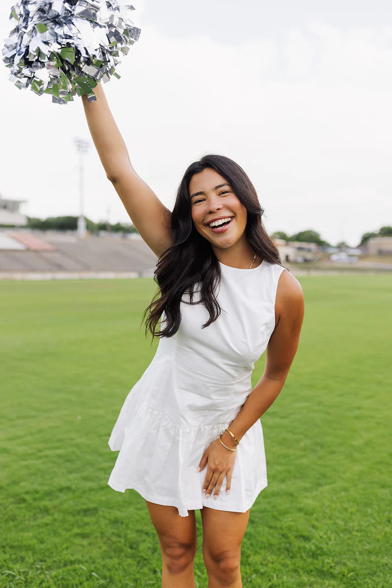 Bleacher Babe Dress - White | The Impeccable Pig