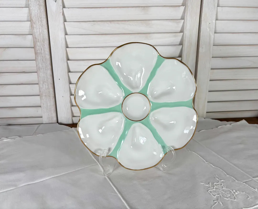 Beautiful Haviland Limoges Oyster Plate French Porcelain Majolica - Etsy | Etsy (US)
