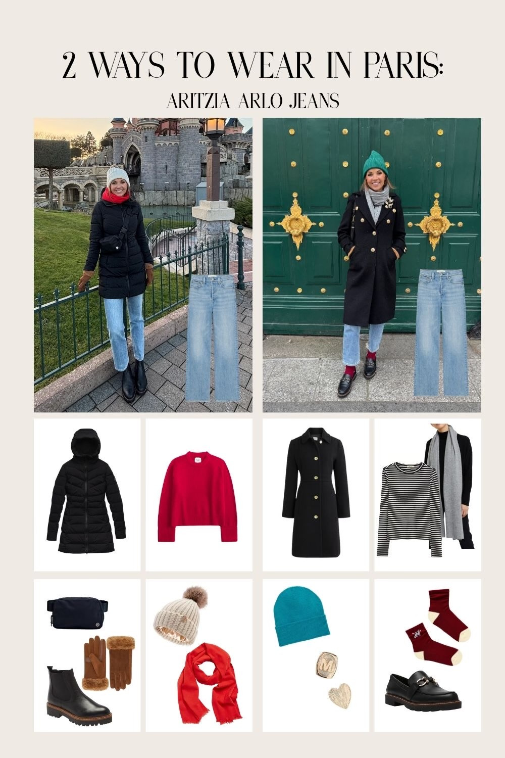 I wore  @aritzia all over Europe- they are a great investment, run TTS and have a great structure and cut 

#LTKootd