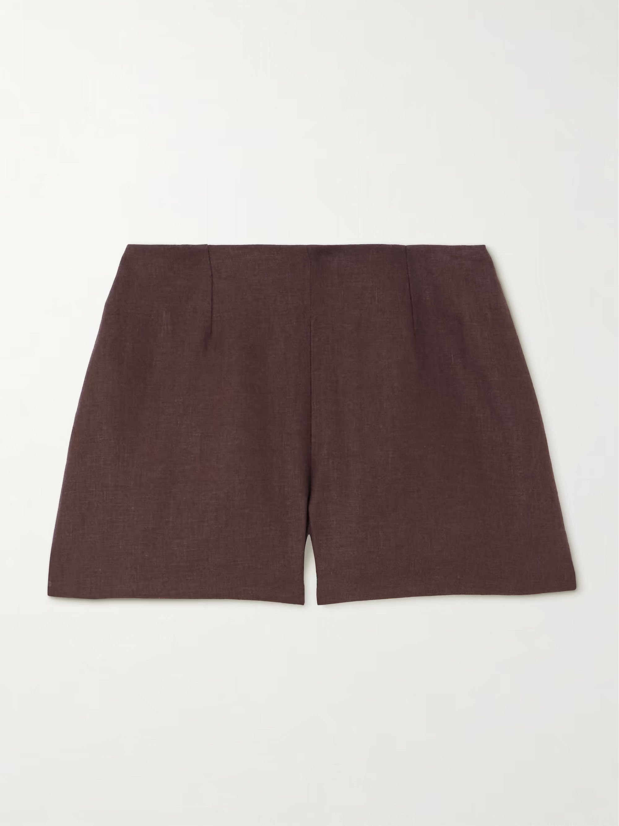 Lila linen shorts | NET-A-PORTER (US)