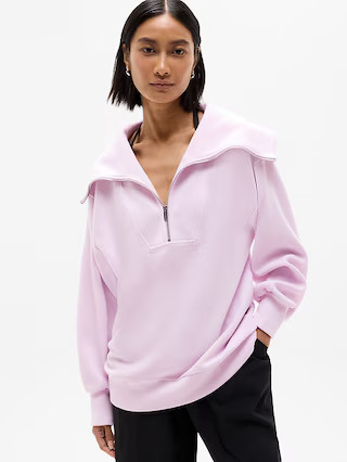 Ottoman Rib 1/4 Zip Sweatshirt | Athleta