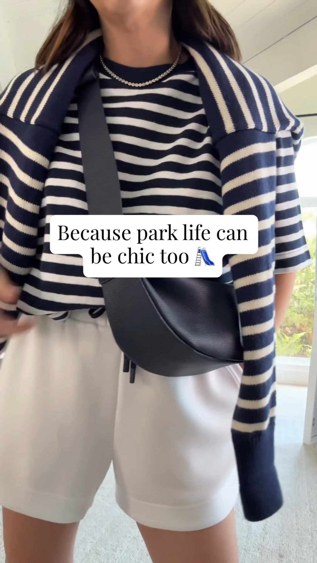 What to wear to the park while still feeling good and looking elevated. 

Madewell tee xs
Minnow sweater small
Varley shorts xs
Amazon socks
Bimba Y Lola sneakers 5 - run big
Polo Ralph Lauren hat 
Amazon bag
Dorsey James necklace 15”
Electric Picks earrings

#LTKgrwm #LTKmomlife #LTKPetite