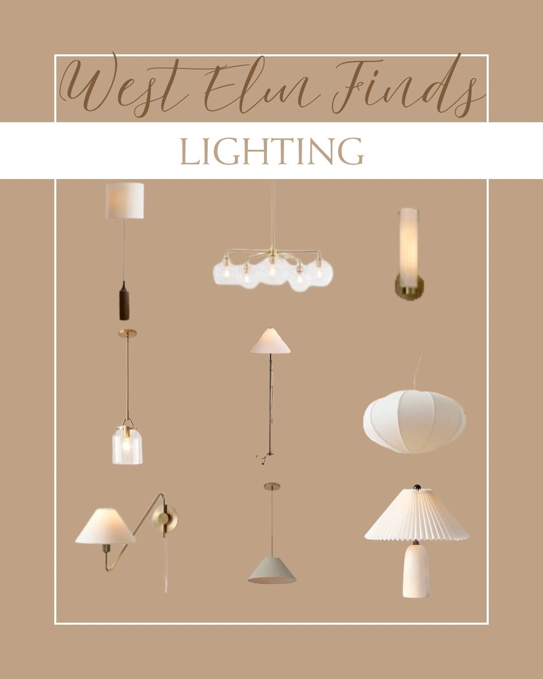 West Elm Lighting for a Modern Glow
Illuminate your space with sleek, statement-making West Elm lighting—from sculptural pendants to warm table lamps. Designed for style, function, and that perfect glow.

#WestElmLighting #ModernLighting #LightingInspo #WestElmStyle #PendantLights #TableLamps #SculpturalLighting #HomeGlow #DesignForward

#LTKHome #LTKHome #LTKStyleTip #LTKFindsUnder100