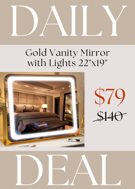 Daily deal on this vanity 😍

#LTKU #LTKbeauty #LTKsalealert