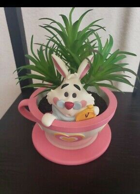 Disney Parks Wonderground White Rabbit Teacup Succulent Planter Jerrod Maruyama 465044851733 | eB... | eBay AU