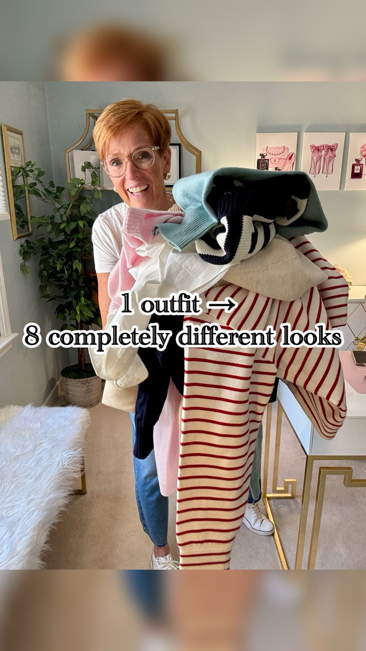 You don’t need a full closet to get dressed — you need a starting point.

Want the links? Like, Follow & Comment SHOP and I’ll send links right to your DM.

A white tee, a pair of jeans, and sneakers…�and suddenly you have 8 completely different outfits just by changing one layer.

This is how I build outfits every day:�simple base → add one intentional piece → done.

If getting dressed has been feeling harder than it should, try this first before buying anything new.

Save this so you have it the next time you’re staring at your closet.

And tell me — which look would you actually wear?

If this found you at the right time, you’re exactly who I create for. Come along for timeless, everyday style that actually works.
�#classicstyle�#outfitformulas�#womenover40style�#tallwomenstyle�#everydayoutfits

#LTKTall #LTKootd #LTKOver40