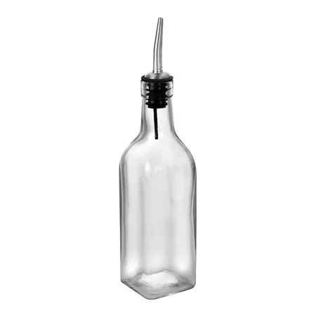 Anchor Hocking Olive Oil and Vinegar Glass Bottle with Stainless Steel Spout, 11 Ounce, Designed to Help with Proper Produce Storage | Walmart (US)