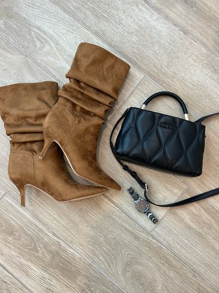 These are the CUTEST fall accessories!! I grabbed the suede heel boots, black crossbody bag (with removable strap) and watch from @NineWest - they’re perfect for the Fall through Winter. The boots run true to size and come in 5 colors!

#LTKfindsunder100 #LTKstyletip #LTKshoecrush