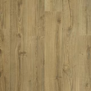 Outlast+ Vienna Oak 12 mm T x 7.4 in. W Waterproof Laminate Wood Flooring (19.6 sqft/case) | The Home Depot