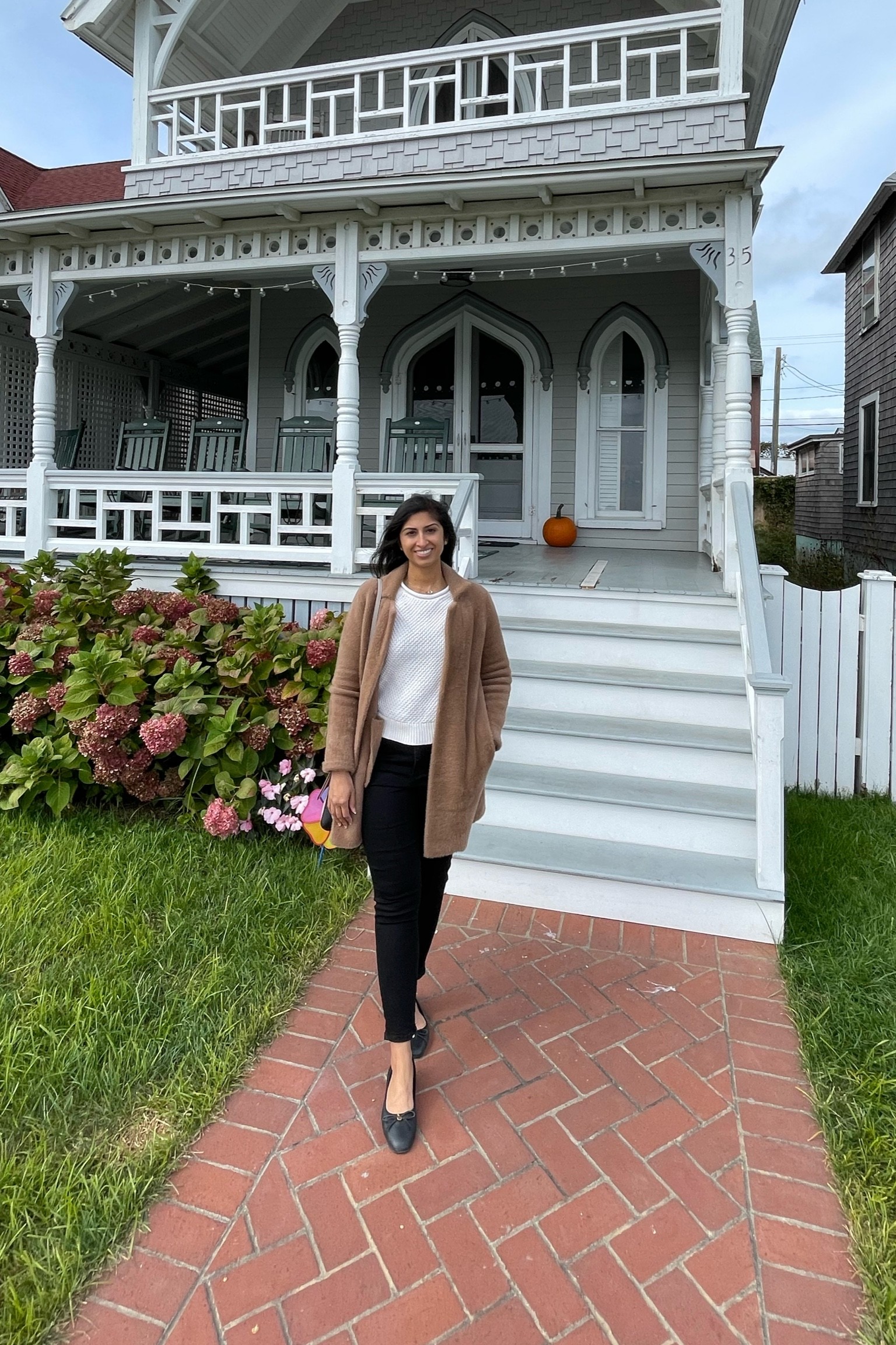 I love this jacket from the Liverpool LA x Caitlin Covington collection! Although Fall in Vermont lasts about 2 weeks, I thought I’d check out this jacket. I’m a huge fan of Liverpool LA and it’s quality pieces.

I bought this jacket in both a size XS and small. The SMALL definitely worked out better for layering (I’m wearing a light sweater here) and also fit my pear-shaped body better than an XS. The jacket is actually warm and not cheaply made. It’s definitely going to be a staple piece in my wardrobe for years because it’s super classic. It also comes in black and a really nice black and white houndstooth print! 

Jeans: I bought these during a sale. Wearing a 6P.

Flats: I’ve been wearing these through half of summer and this fall. Very comfy and I did well wearing them on long sleeve walks. I wear them to work as well.

#LTKSeasonal #LTKshoecrush #LTKtravel