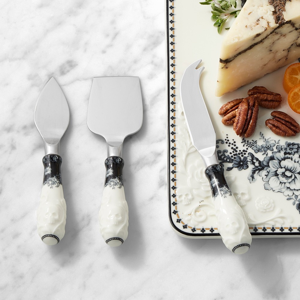 Spooky Soirée Cheese Knives, Set of 3 | Williams-Sonoma