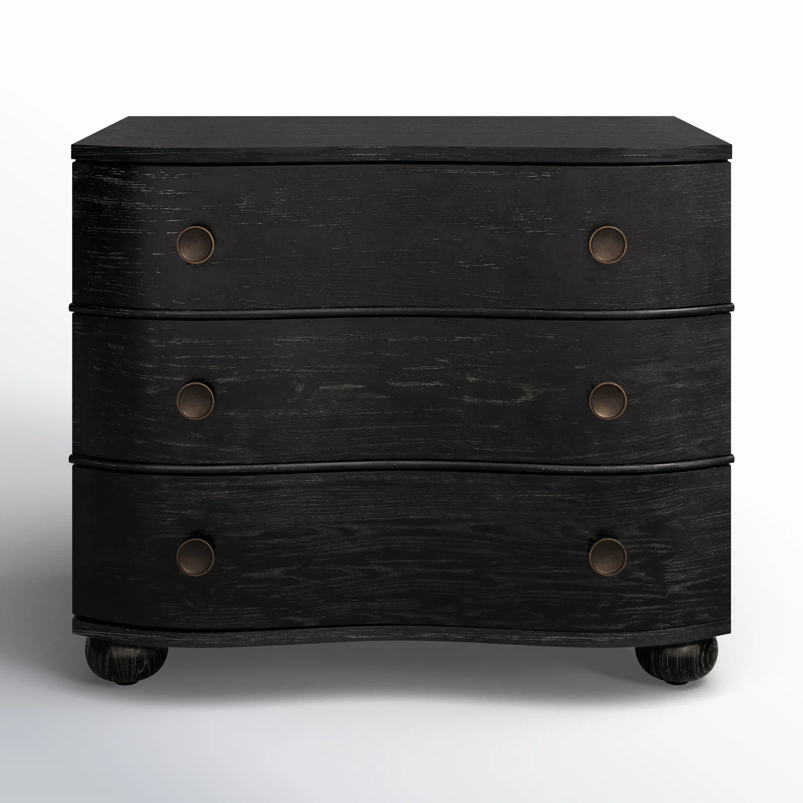 Birch Lane™ Tariel 3 - Drawer Solid Wood Nightstand in Toasted Oak | Wayfair | Wayfair North America