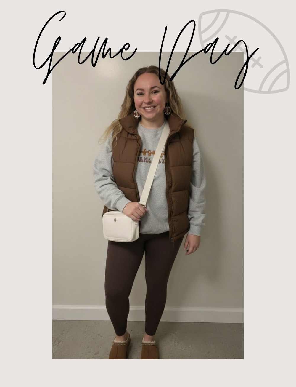 Game day fit 🏈 Cozy layers, neutral tones, and ready to cheer in comfort. Who else loves dressing casual but cute for football season?

#LTKFallSale #LTKStyleTip #LTKSeasonal