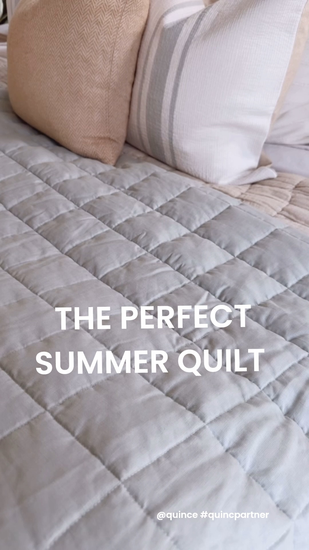 Quince’s Mist is that rare neutral that still brings life into a space. It’s a soft blend of blue, gray, and green…subtle enough to act like a neutral but with just enough depth to add dimension to your bed. @Quince  #quince #quincepartner


#LTKOver40 #LTKHome #LTKdayinmylife