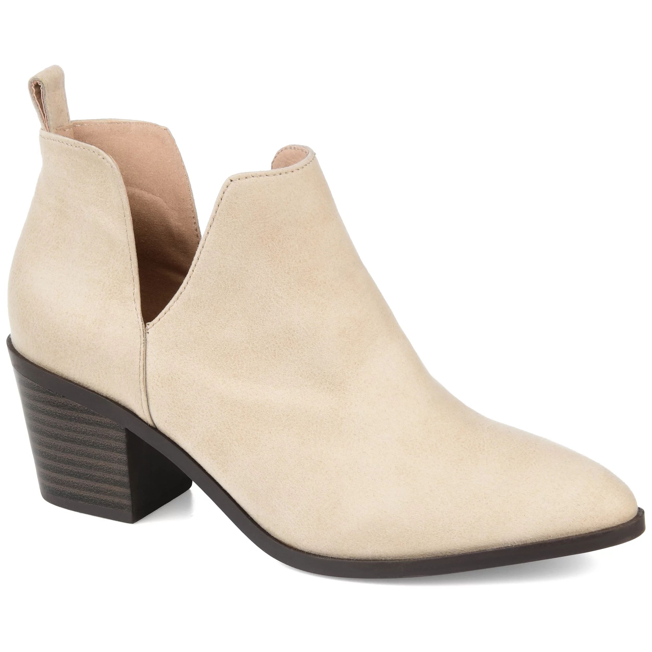 Brinley Co. Womens Deep Side V Classic Bootie | Walmart (US)