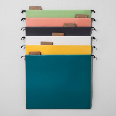 Solid Hanging File Folders (6ct) - Hearth & Hand™ with Magnolia | Target