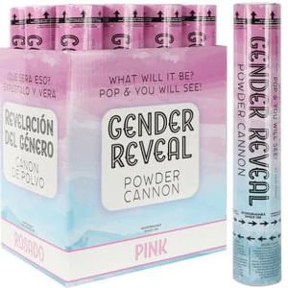 Pink Gender Reveal Powder Cannon  12 Tall  Girl.Gender | Etsy | Etsy (US)