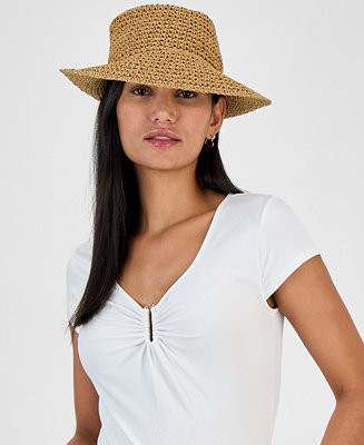 Straw Telescope Bucket Hat, Exclusively at Macy's | Macy's