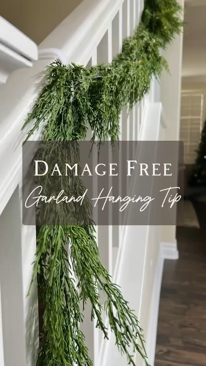 Such a great tip for hanging your garland! Those garlands are from Marshall’s not available online, so I linked a few other ones! 

Garland, Velcro strips, damage free hanging, Christmas decor, Christmas hacks 


#LTKVideo #LTKSeasonal #LTKHoliday