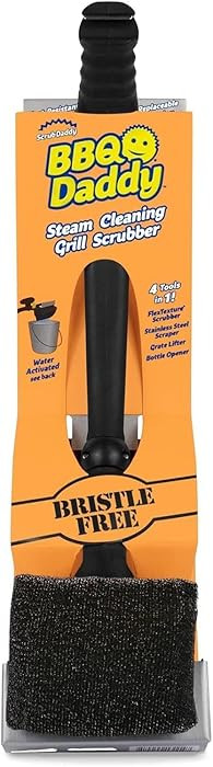 Scrub Daddy BBQ Daddy Grill Brush for Outdoor Grill - Bristle Free Grill Brush with Steel Grill S... | Amazon (US)