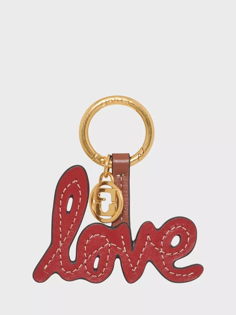 Gerard Darel Love Pure Leather Keyring, Red | John Lewis (UK)