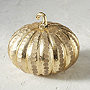 Gold Hammered Glass Pumpkin | Frontgate | Frontgate
