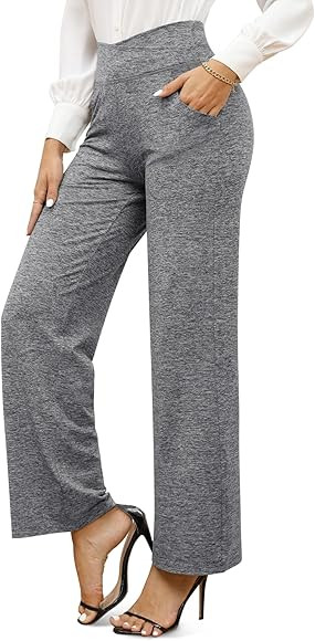 G4Free Wide Leg Pants for Women Loose Yoga Pants with Pockets Petite/Regular/Tall Stretch Casual ... | Amazon (US)