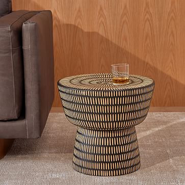 Faroe Textured Side Table (13") | West Elm (US)