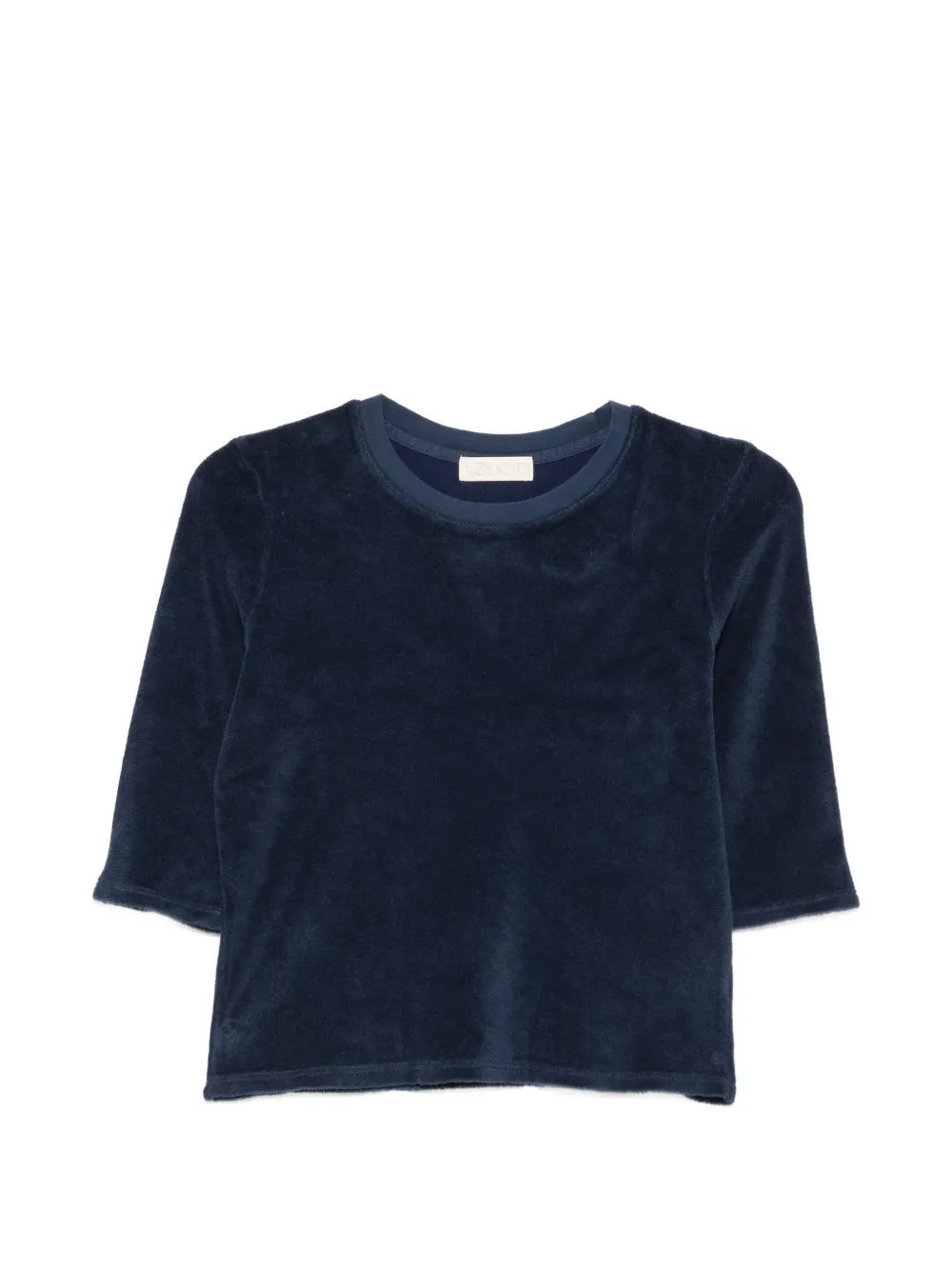 Suzie Kondi terry-cloth T-shirt - Blue | Farfetch Global