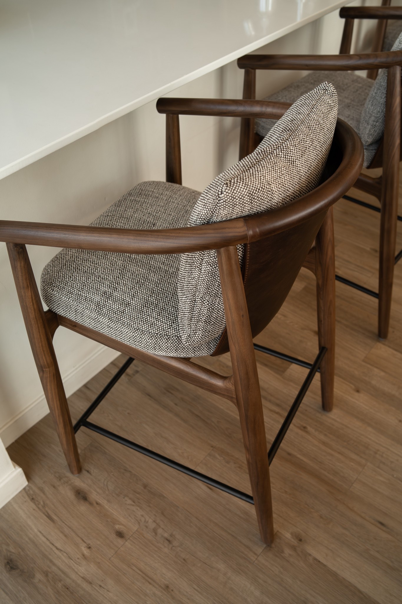 Gorgeous and super comfortable new counter stools from Denver Modern! Very well made and meant to be lived in. ✨

seen in: chocolate basketweave, maple leather, walnut

#LTKHome #LTKMens