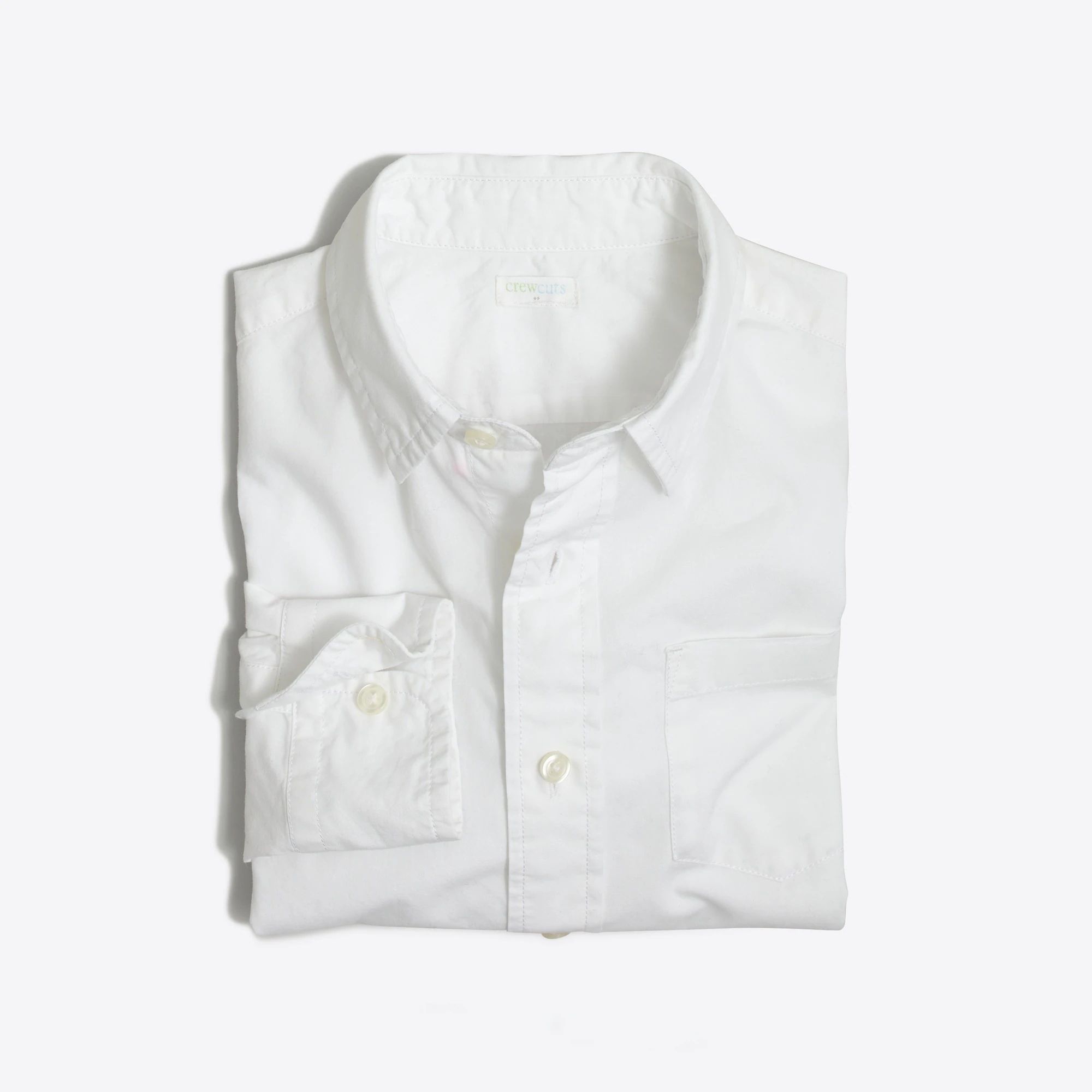 Kids' long-sleeve flex washed shirt | J.Crew Factory