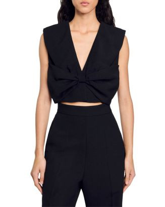 Sandro Passy Crop Top   | Bloomingdale's Women | Bloomingdale's (US)