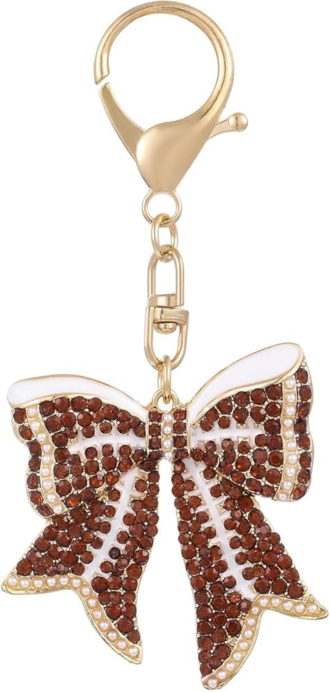 Madison Tyler Football Keychains for Women | Cute Sport Bag Gold Plated Jersey Helmet Bow Star Lo... | Amazon (US)