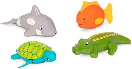 Amazon.com: Battat – Wind-Up Bath Toys – 4 pcs – Animal Water Toys for The Tub, Pool – Fl... | Amazon (US)