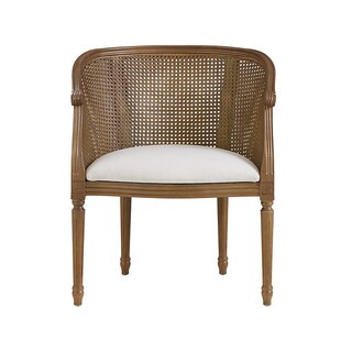 Casa Florentina Giavana Chair with Louis XVI Style & Natural Linen Blend | Ballard Designs, Inc.