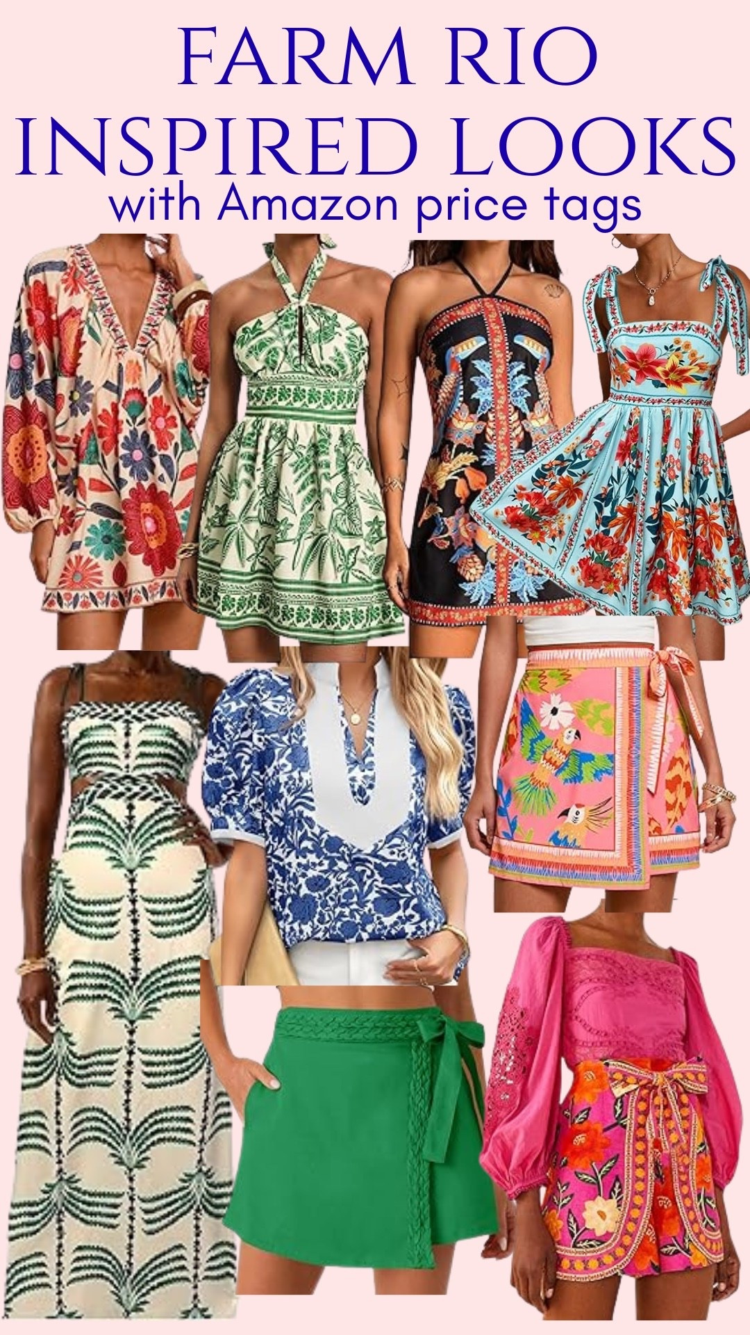 Farm Rio inspired styles with an Amazon price tag 

#LTKootd