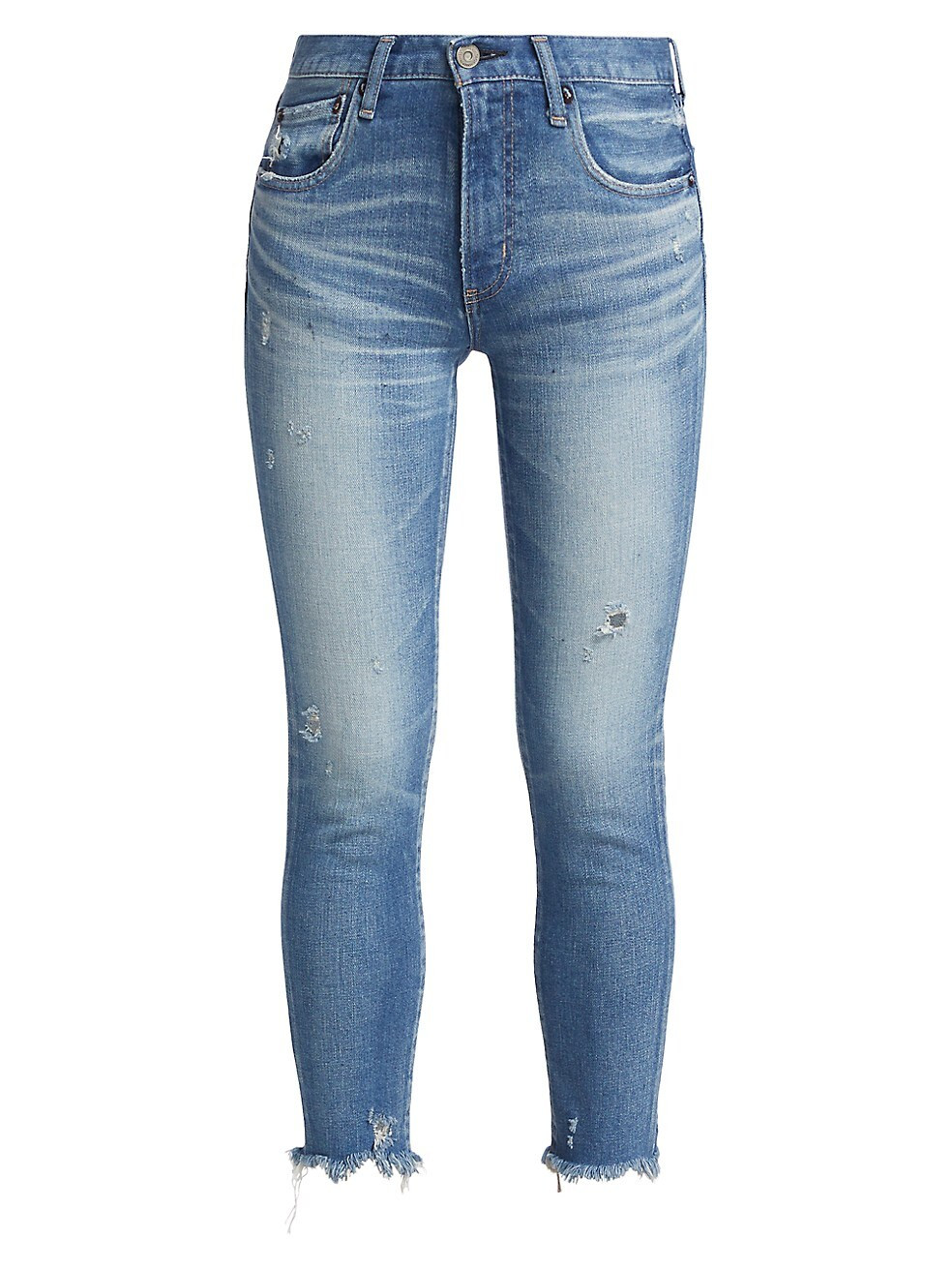 Moussy Vintage Diana Distressed Stretch Skinny Jeans | Saks Fifth Avenue