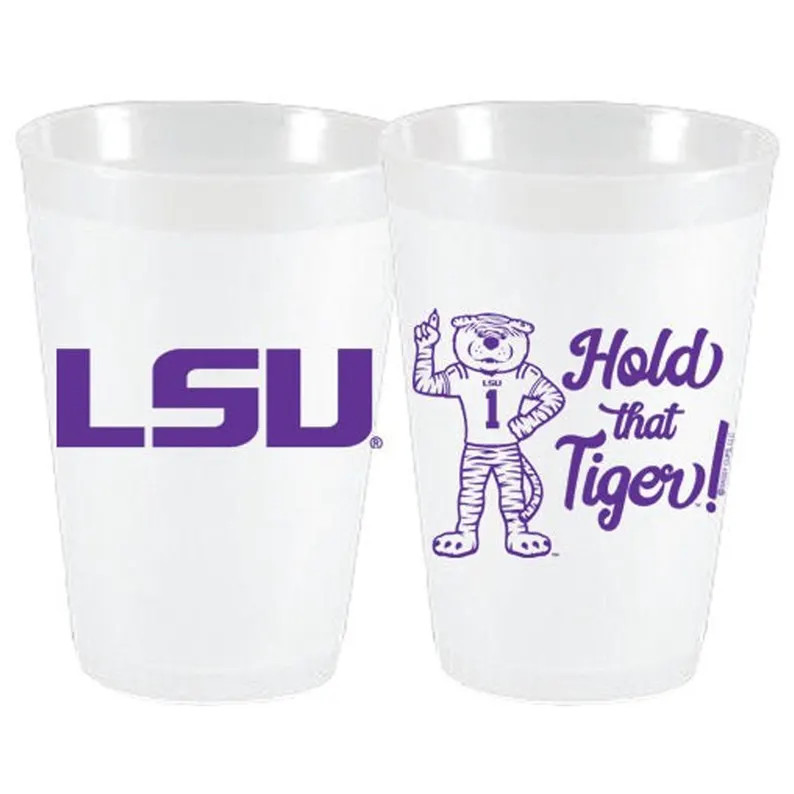 LSU Cups - 10 Pack - Officially Licensed Hold that Tiger 16oz Reusable Plastic Cups | Etsy (Global)