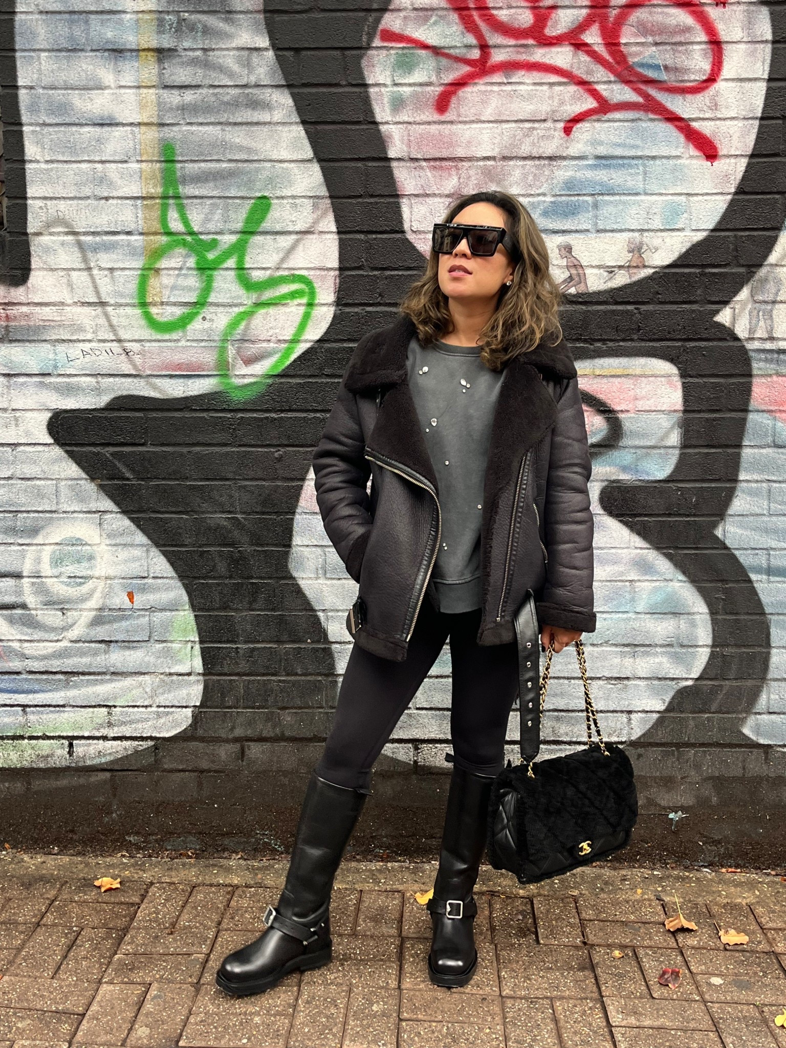 City streets. Saved on the jacket. Splurged on the boots. I’ve spent an entire year searching for these boots…and I paid under retail. I’m wearing a 36 in the boots. TTS. The jacket is under $60 and very warm. I’m wearing an xs. Oversized fit.

#LTKCyberWeek #LTKSaleAlert #LTKFindsUnder100