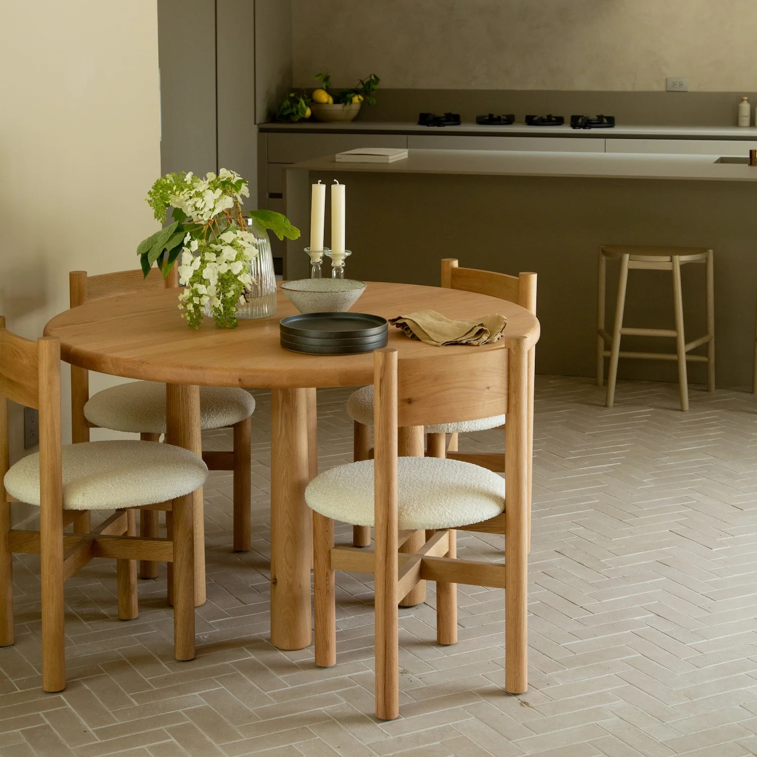 Teddy Dining Chair - Warm Oak | House of Leon
