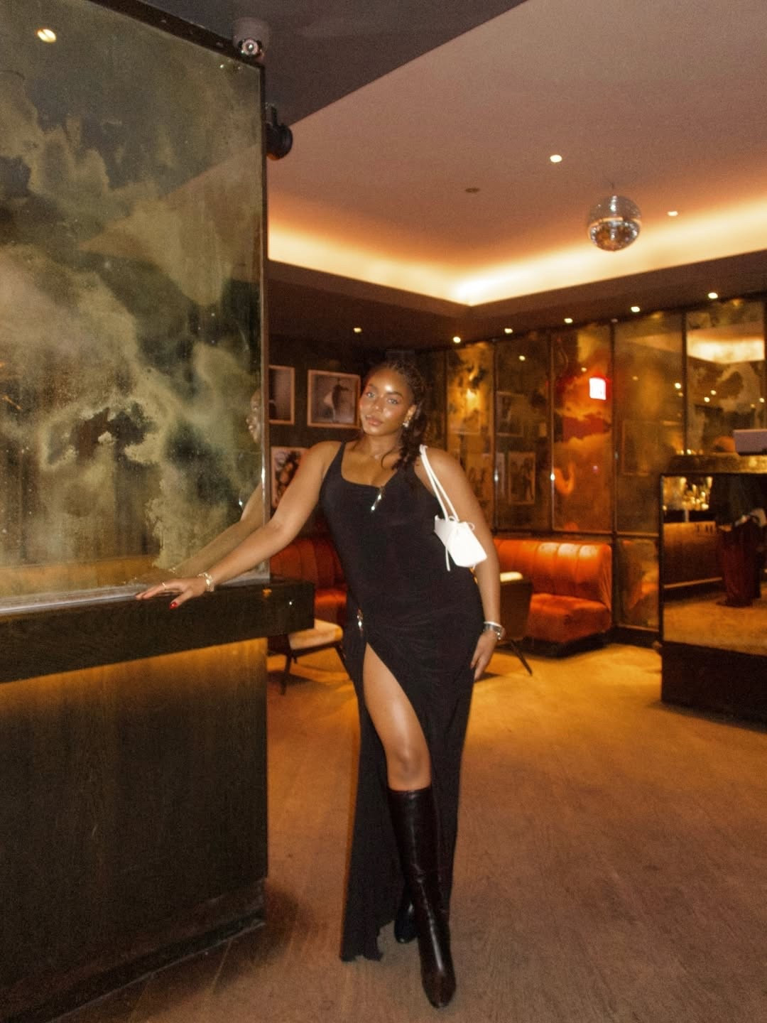 Spring is almost here and I found the chicest winter to spring transition outfit for your next night out! Wearing a black maxi dress with high leg slit and black boots and Jil sander handbag … For more links to date night outfits, work outfits, vacation outfits beach, easter basket stuffers, spring outfits, resort wear 2026, business casual workwear, rodeo outfit inspo, winter denim, follow me on LTK! ✨


#LTKSeasonal #LTKstyletip #LTKparties