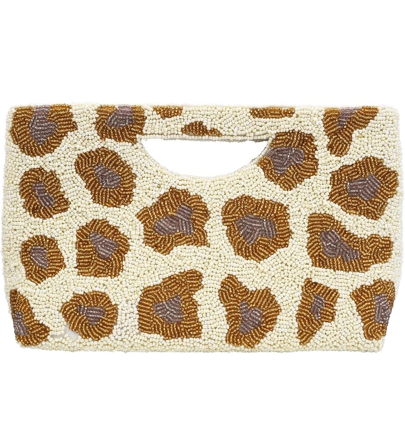 Bamboo Trading Leopard Half Moon Clutch, fun summer purses #purse #outfitaccessories #funpurses