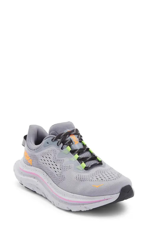 HOKA Kawana 2 Running Shoe in Foggy Grey /Ash Grey at Nordstrom, Size 6.5 | Nordstrom