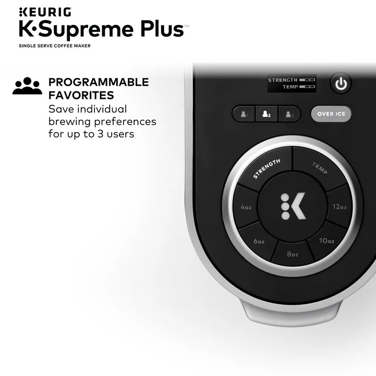 Keurig K-Supreme Plus Single Serve K-Cup Pod Coffee Maker, MultiStream Technology, Stainless Stee... | Walmart (US)