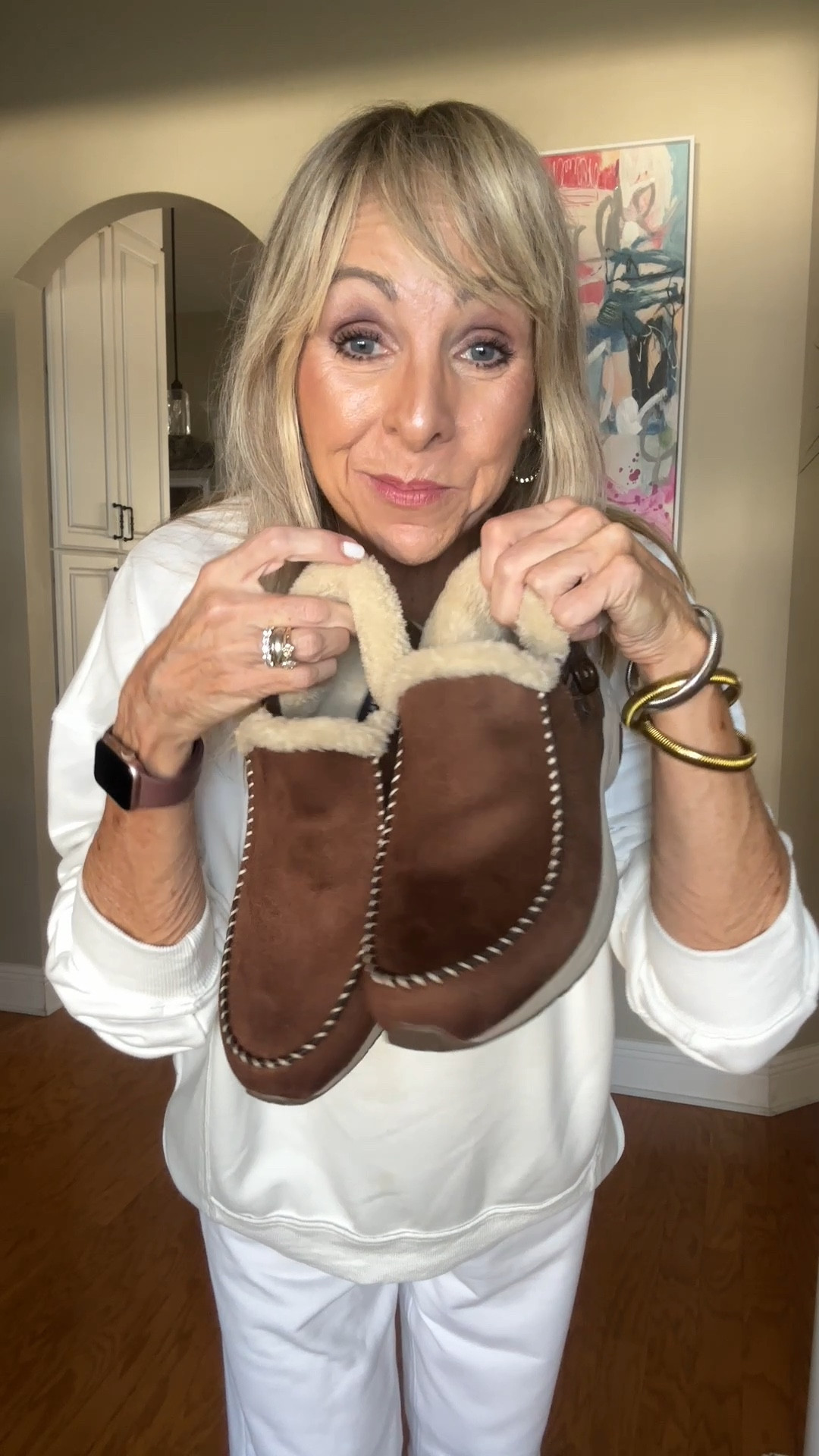 Seriously comfy and cozy and the easiest shoes ever to slip right on! 

#LTKOver40 #LTKFindsUnder100 #LTKShoeCrush