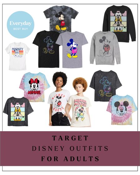 Finding cute Disney apparel for adults can be hard but Target had some cute online options! A few have the same graphics for men, women, and kids for a matching moment! 

#LTKfamily