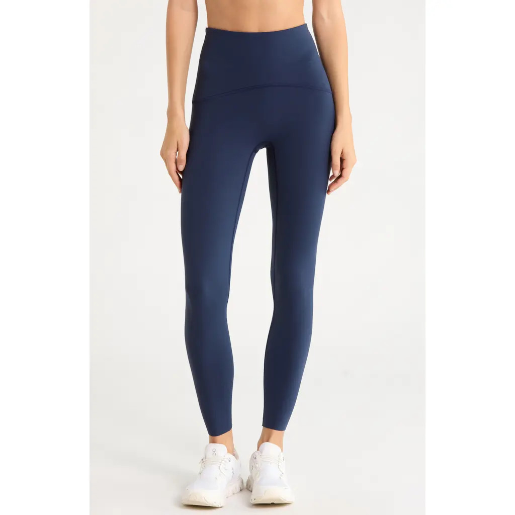 SPANX® SPANXshape™ Booty Boost® Full Length Leggings in Timeless Navy at Nordstrom, Size Large | Nordstrom