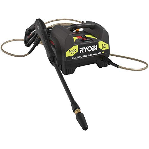 Ryobi 1,600-PSI 1.2-GPM Electric Pressure Washer (Model RY141612) | Amazon (US)