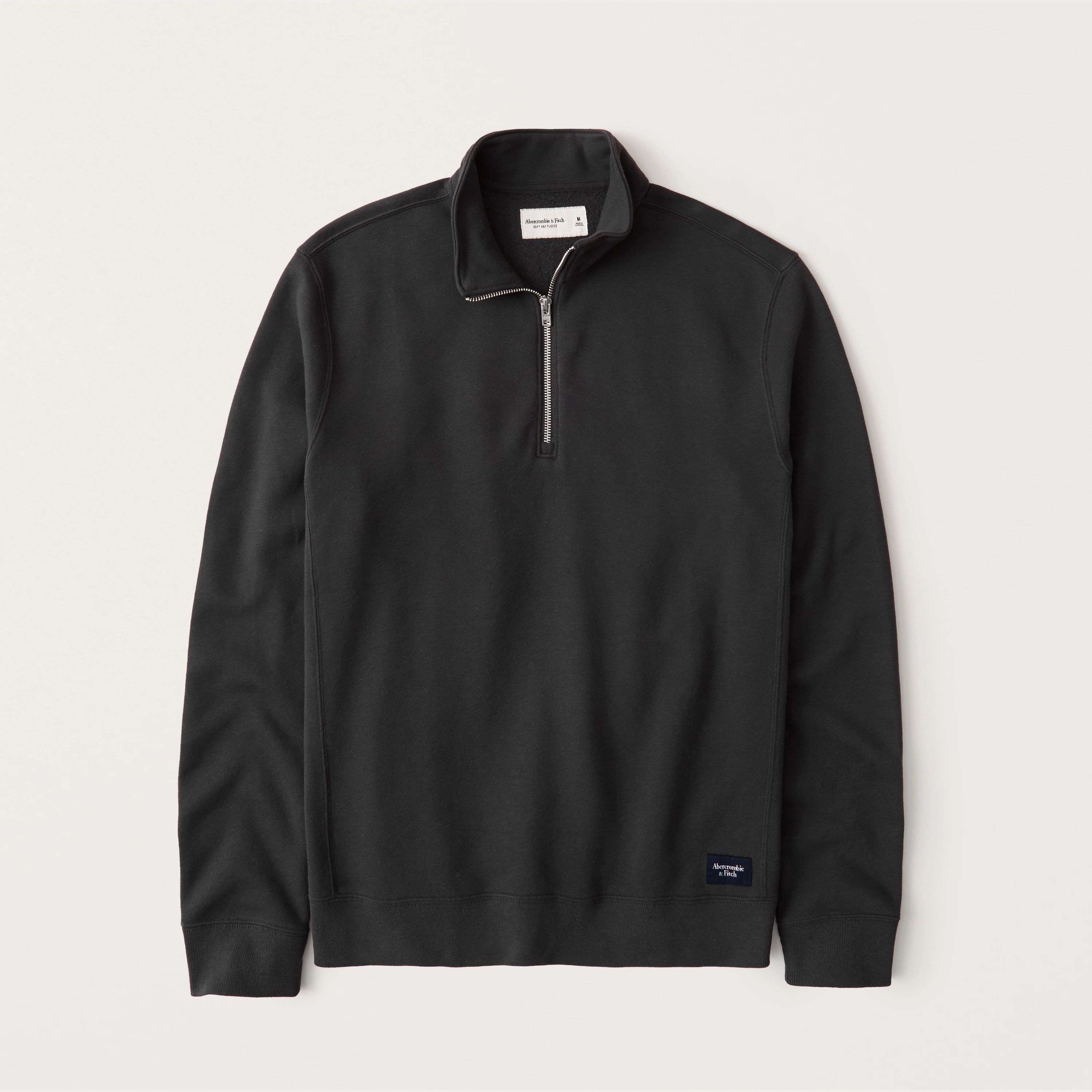 Half-Zip Mock Sweatshirt | Abercrombie & Fitch (US)